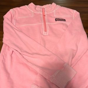 Girls Vineyard Vines 1/4 Zip Shep.